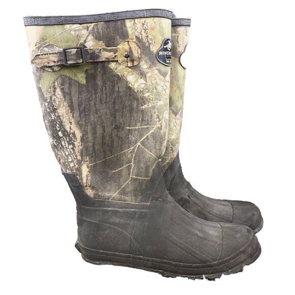 Winchester Series Pro Line Rubber Camo Boots Men's 8 Thinsulate 200 grams - Picture 10 of 10